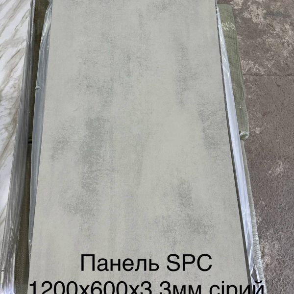 Панель ПВХ СІРИЙ
